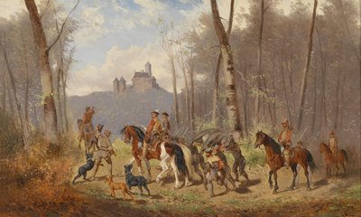 Return from Bear Hunt by Alexander von Bensa